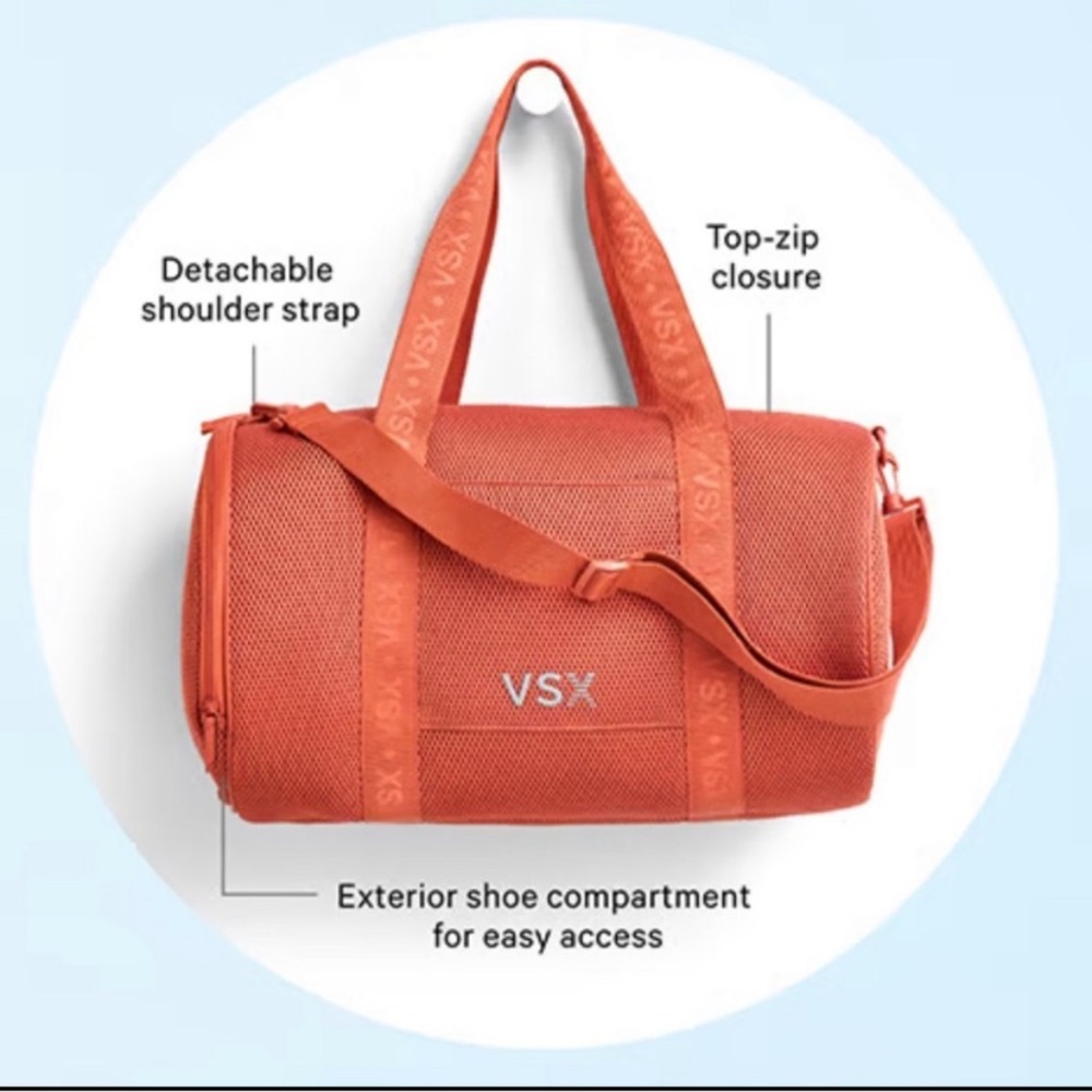 VSX Orange Mesh Duffel Bag - Picture 5 of 10